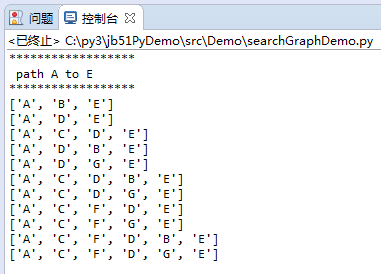 Python数据结构之图的应用示例