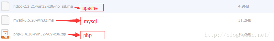 apache php mysql开发环境安装教程