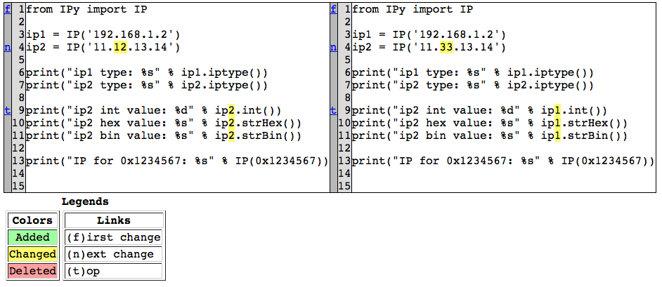 Python实现的文本对比报告生成工具示例