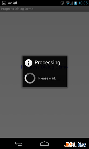 Android中创建一个透明的进度对话框实例