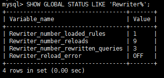 MySQL查询重写插件的使用