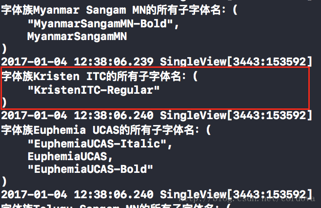 IOS添加自定义字体实例详解