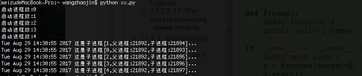 python多进程控制学习小结