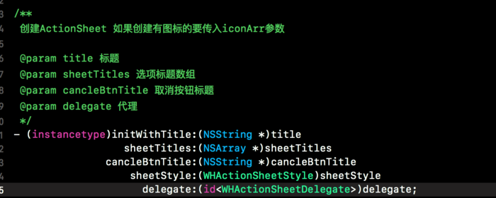 iOS开发一个好看的ActionSheet