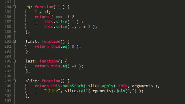 浅谈jQuery中对象遍历.eq().first().last().slice()方法