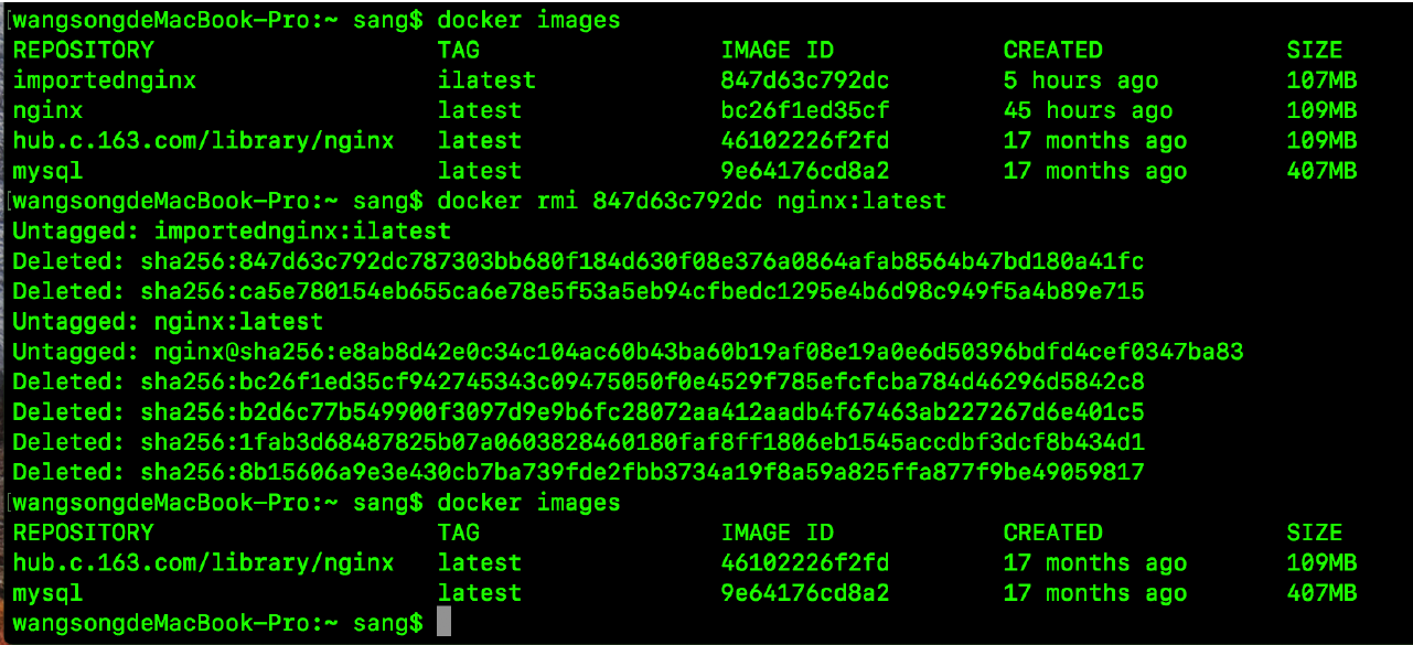 Docker镜像管理常用操作代码示例