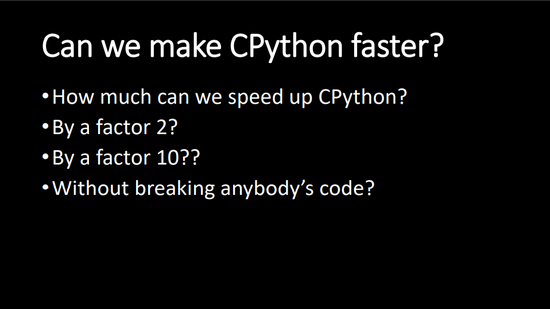 Python 之父爆料：明年至少令 Python 提速 1 倍！