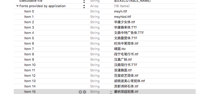 iOS自定义字体设置和系统自带的字体详解