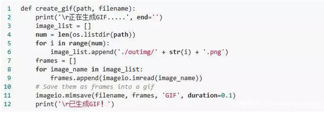 Python制作动态字符图的实例