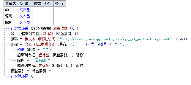 易语言批量检测QQ号昵称的方法(推荐)