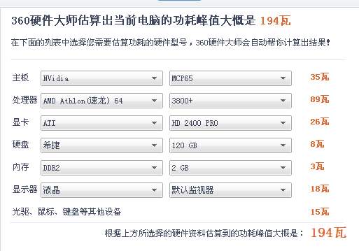 电脑的功率一般是多少?电脑的功率是多少瓦平均估计