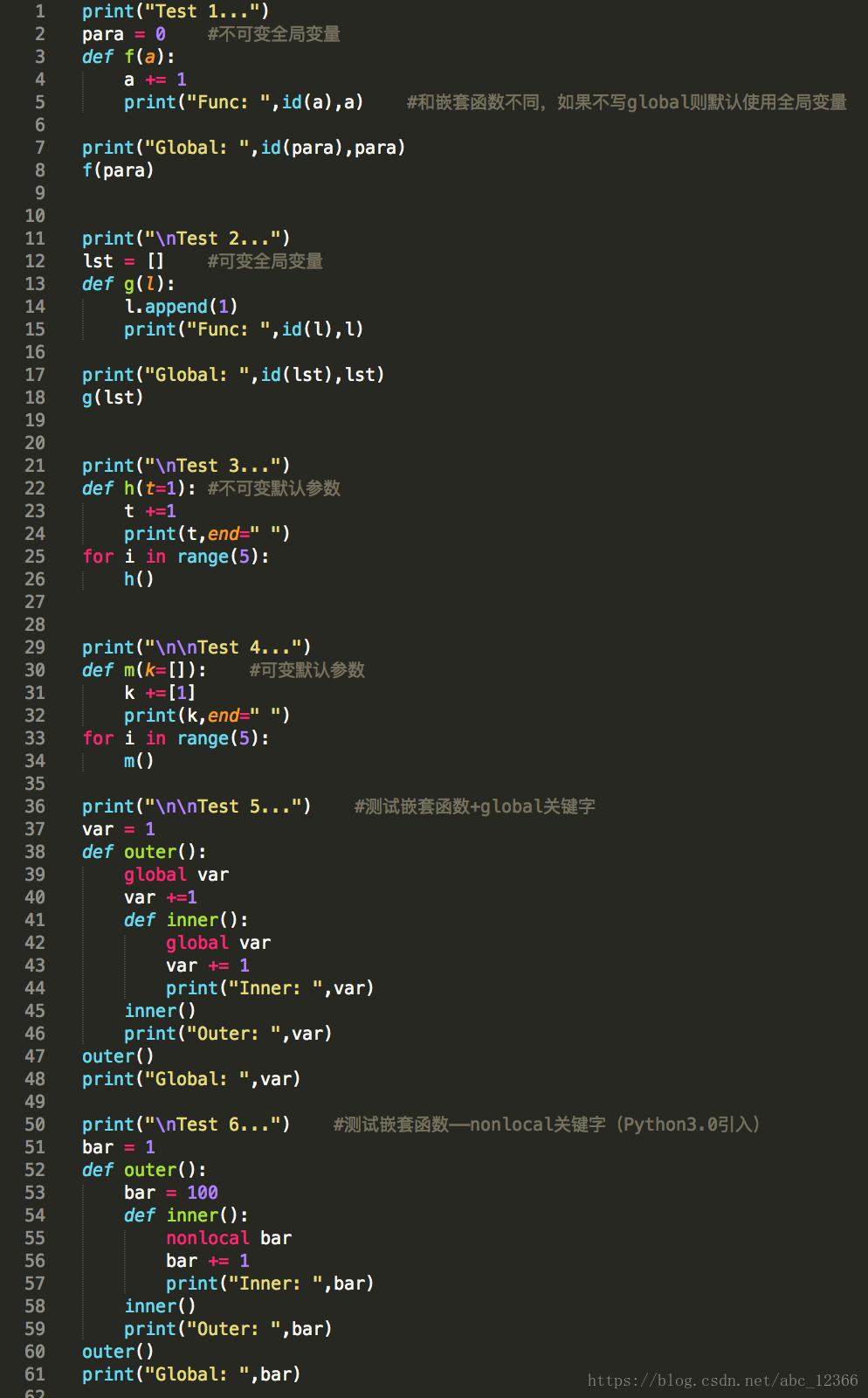 详解Python传入参数的几种方法