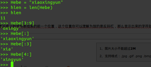 详解Python字符串切片