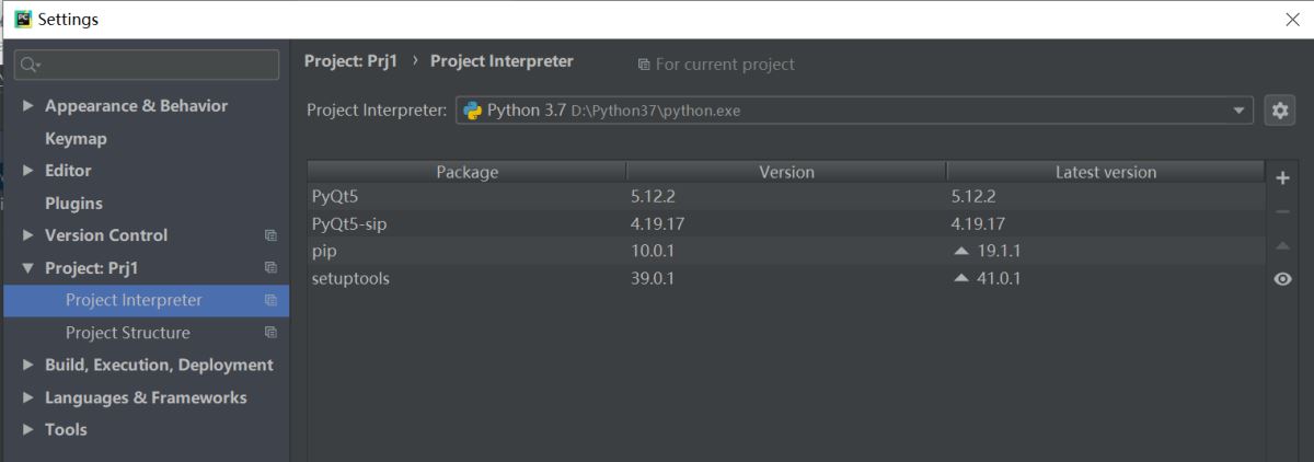 Python3+Pycharm+PyQt5环境搭建步骤图文详解