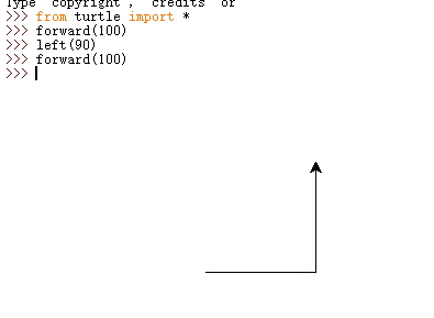 python turtle库画一个方格和圆实例