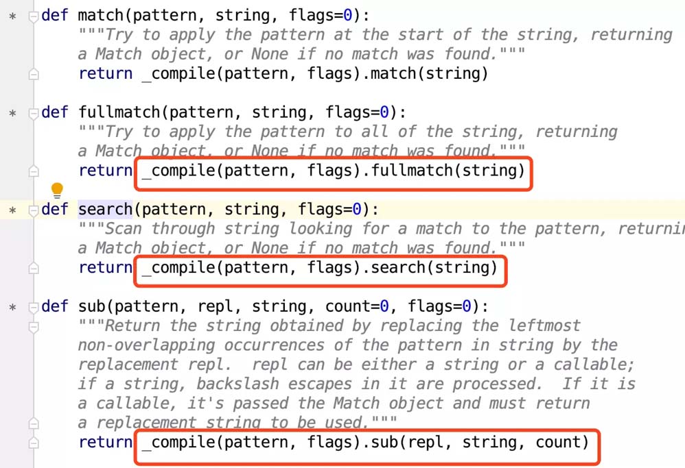 Python中请不要再用re.compile了