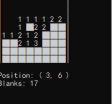 C++实现扫雷游戏（控制台不闪屏版）