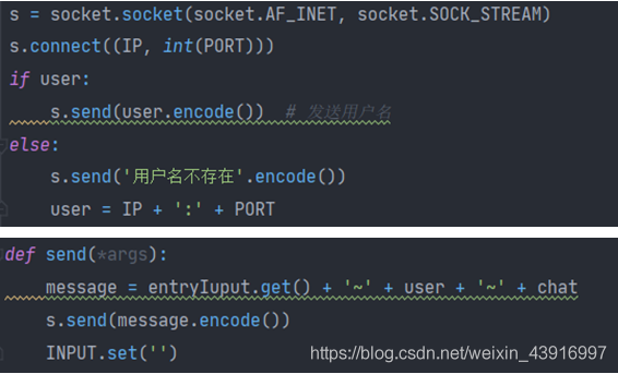 Python实现网络聊天室的示例代码(支持多人聊天与私聊)