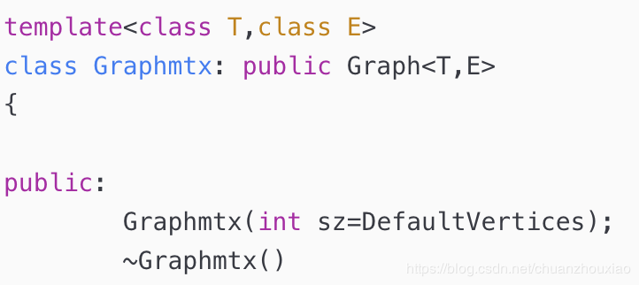 C++实现图的邻接矩阵表示