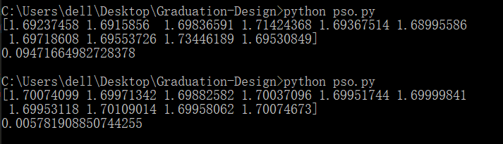 Python实现粒子群算法的示例