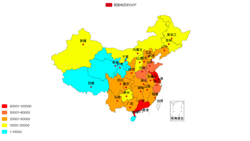 python用pyecharts实现地图数据可视化