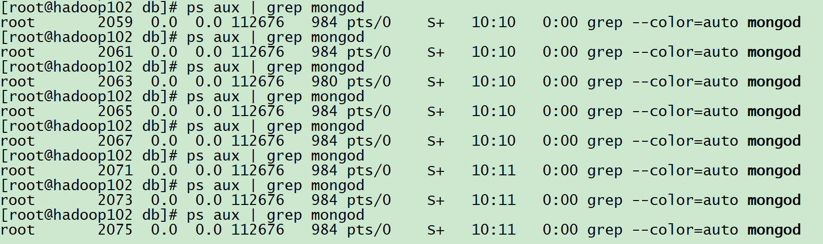 mongodb启动异常：about to fork child process, waiting until server is ready for connection