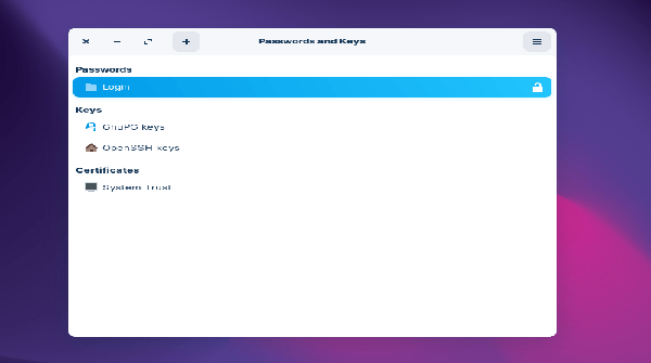Seahorse：在 Linux 中管理你的密码和加密密钥