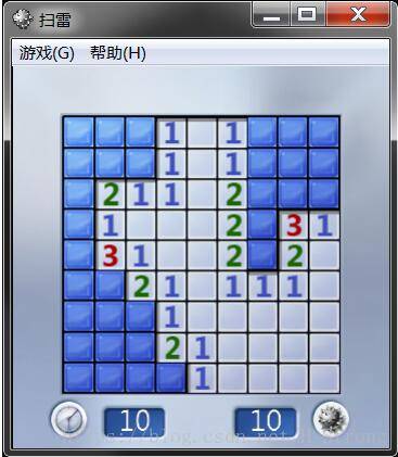 C语言代码实现简单扫雷小游戏