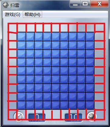 C语言代码实现简单扫雷小游戏