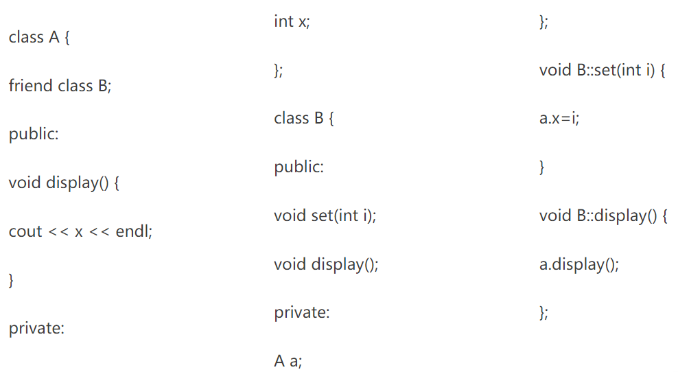 C++ 类的友元机制解读