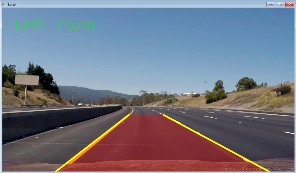 C++ opencv实现车道线识别