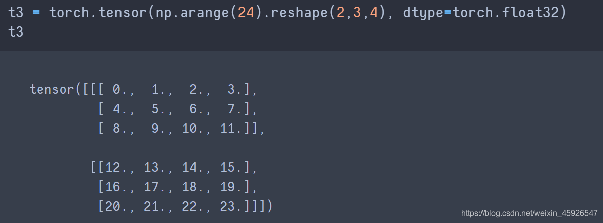 Python深度学习之Pytorch初步使用