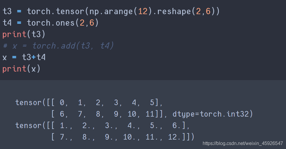 Python深度学习之Pytorch初步使用