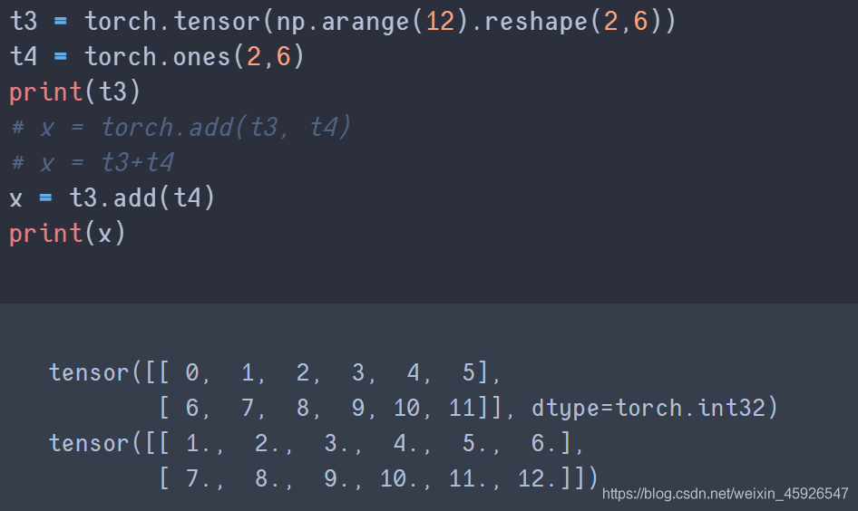 Python深度学习之Pytorch初步使用