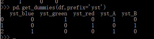 pandas:get_dummies()与pd.factorize()的用法及区别说明