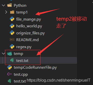 python基础学习之组织文件