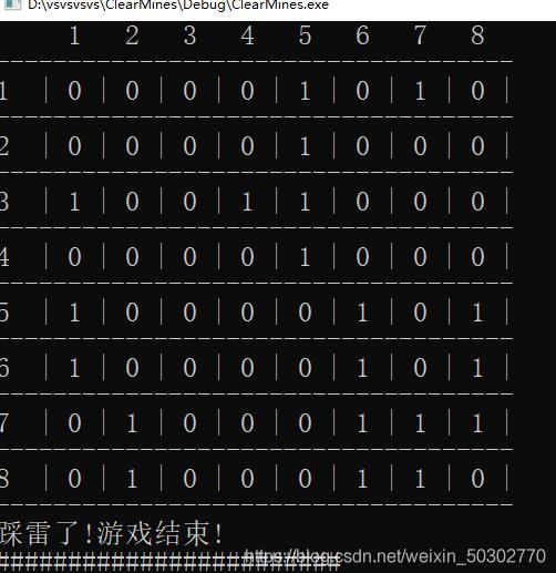 C语言实现扫雷游戏(含注释详解)