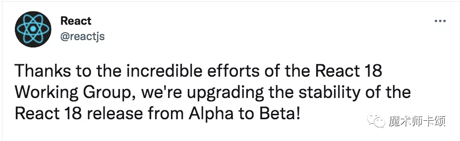 期待已久的React 18 Beta 来了
