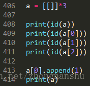 聊聊Python中关于a=[[]]*3的反思