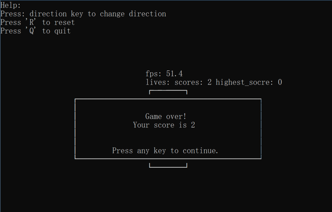 用Python简单实现个贪吃蛇小游戏(保姆级教程)