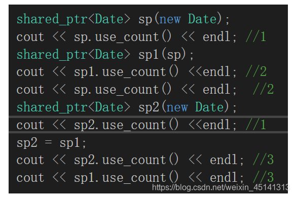 C++11 智能指针的具体使用