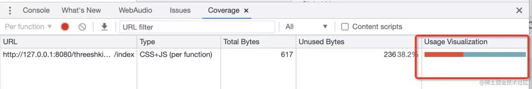 还在摸黑 ThreeShaking 么？来试下 Chrome Devtools 的 Coverage 可视化