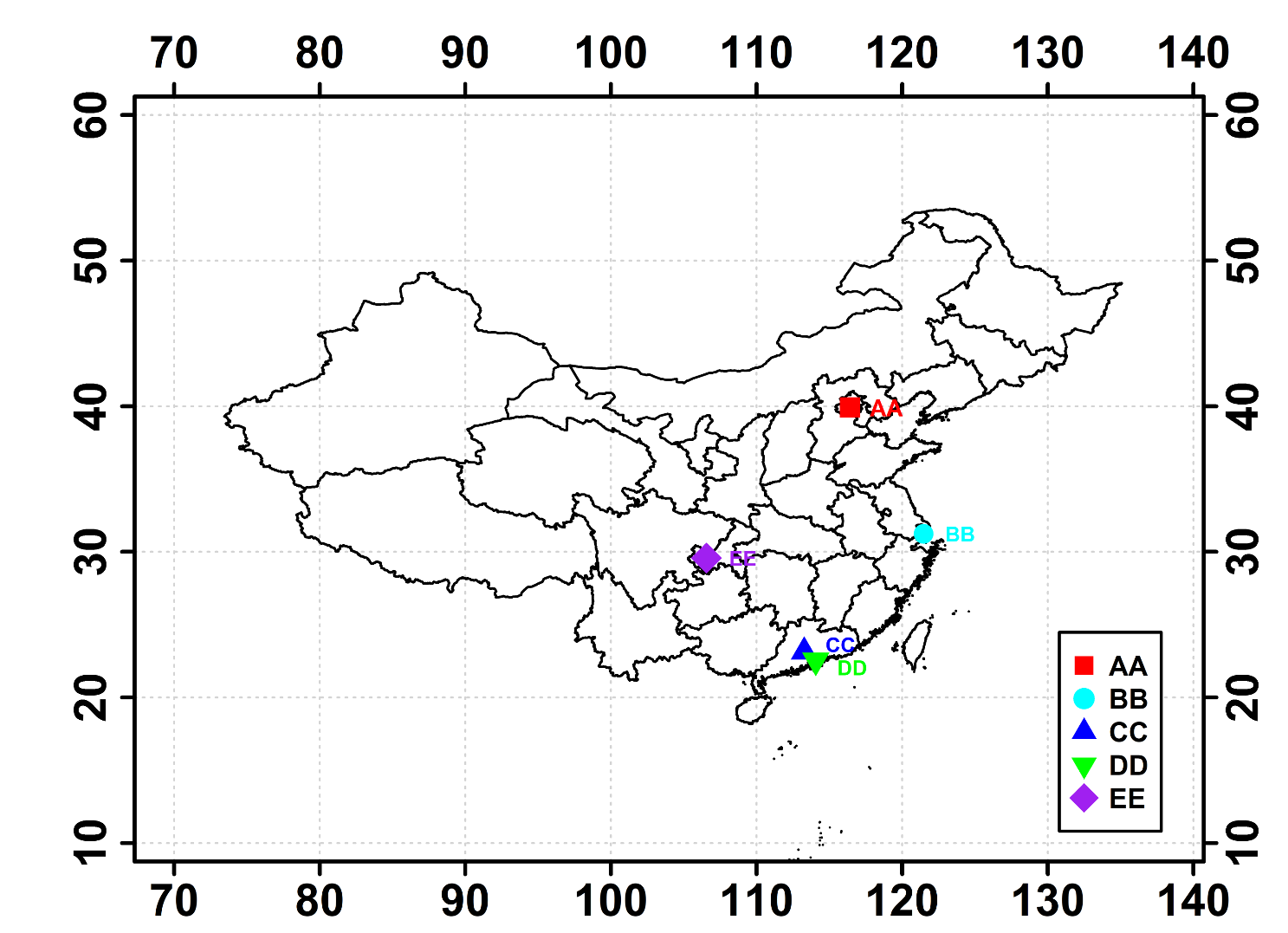 R语言绘制地图实例讲解