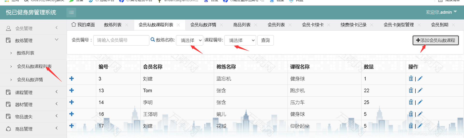 Java实战项目 健身管理系统