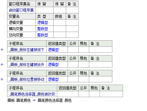 易语言设置在画板中绘图的画笔颜色