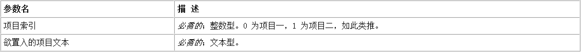 易语言修改组合框项目文本的方法