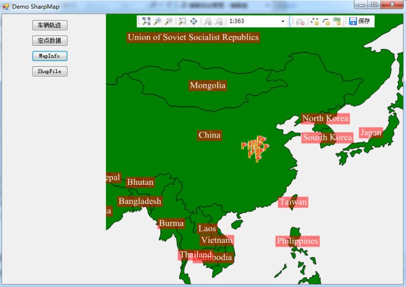 C# 中SharpMap的简单使用实例详解