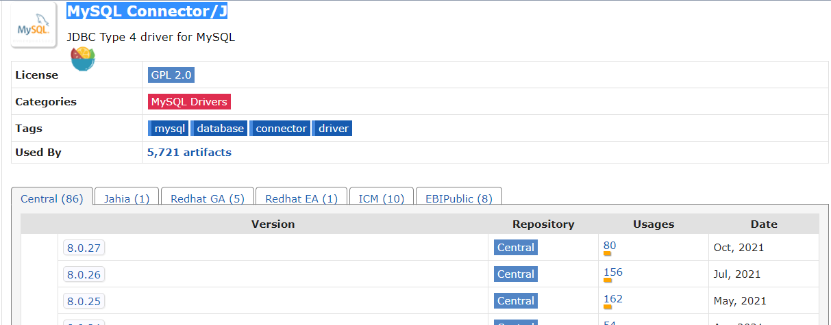 MySQL数据库 JDBC 编程(Java 连接 MySQL)