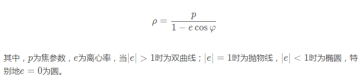 Python编程使用matplotlib绘制动态圆锥曲线示例