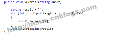 C#实现将一个字符串进行翻转显示的6种方法